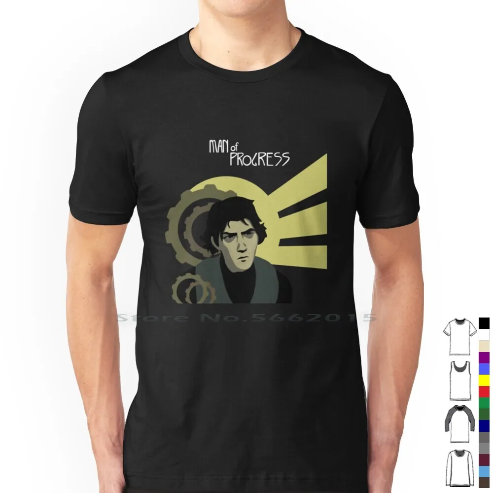 Viktor Man Of Progress T Shirt 100% Cotton Jayce Talis Man Of Progress Arcane Legends Arcane League City Of Progress Piltover