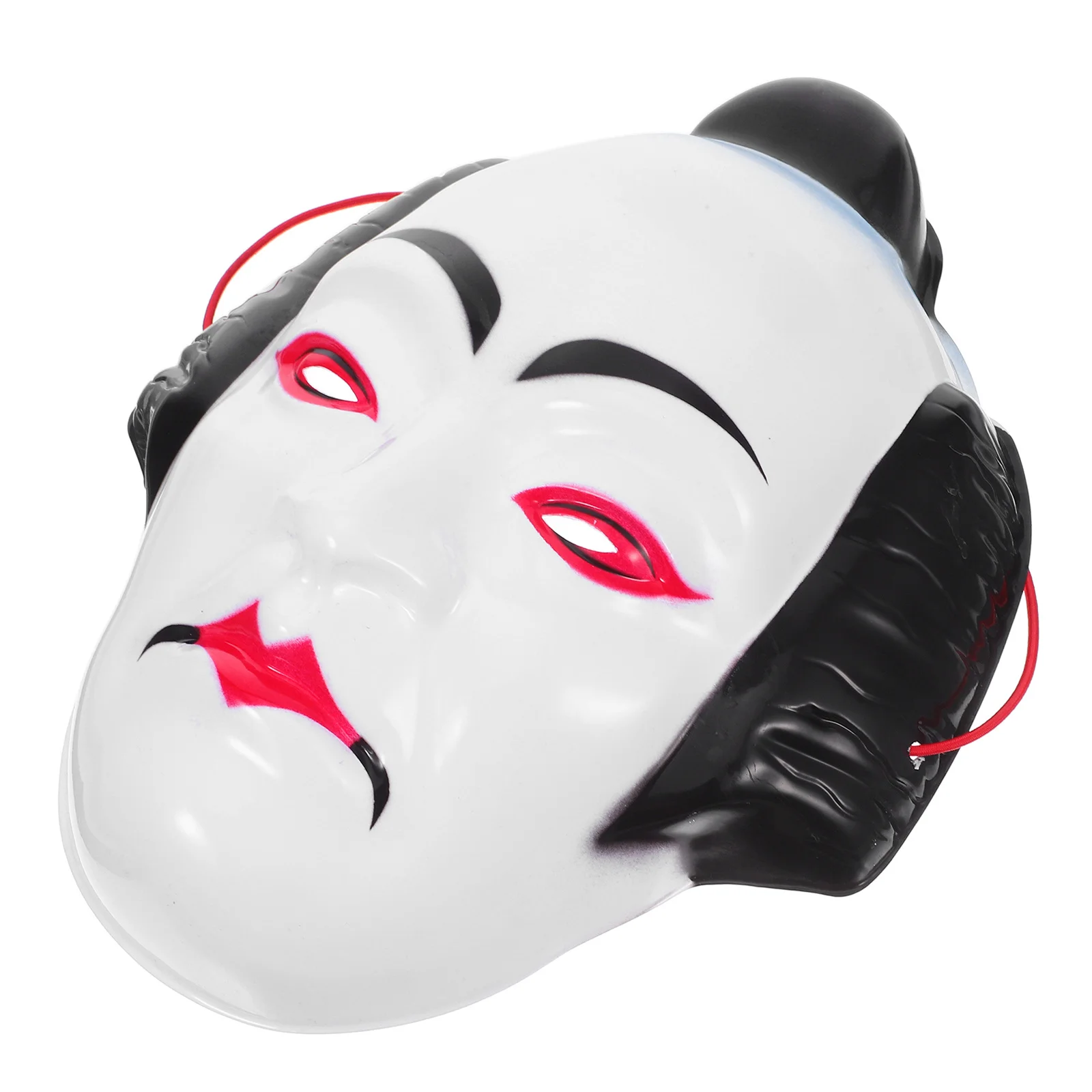 

Authentic Japanese Kabuki Mask Unisex Traditional Theater Design for Cosplay Stage Performances Cultural Festivals Samurai