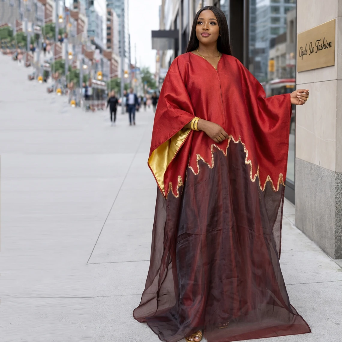 2pcs-african-brocade-boubou-dress-with-soft-lining-party-african-dashiki-nigeria-red-bride-wedding-mesh-long-robe