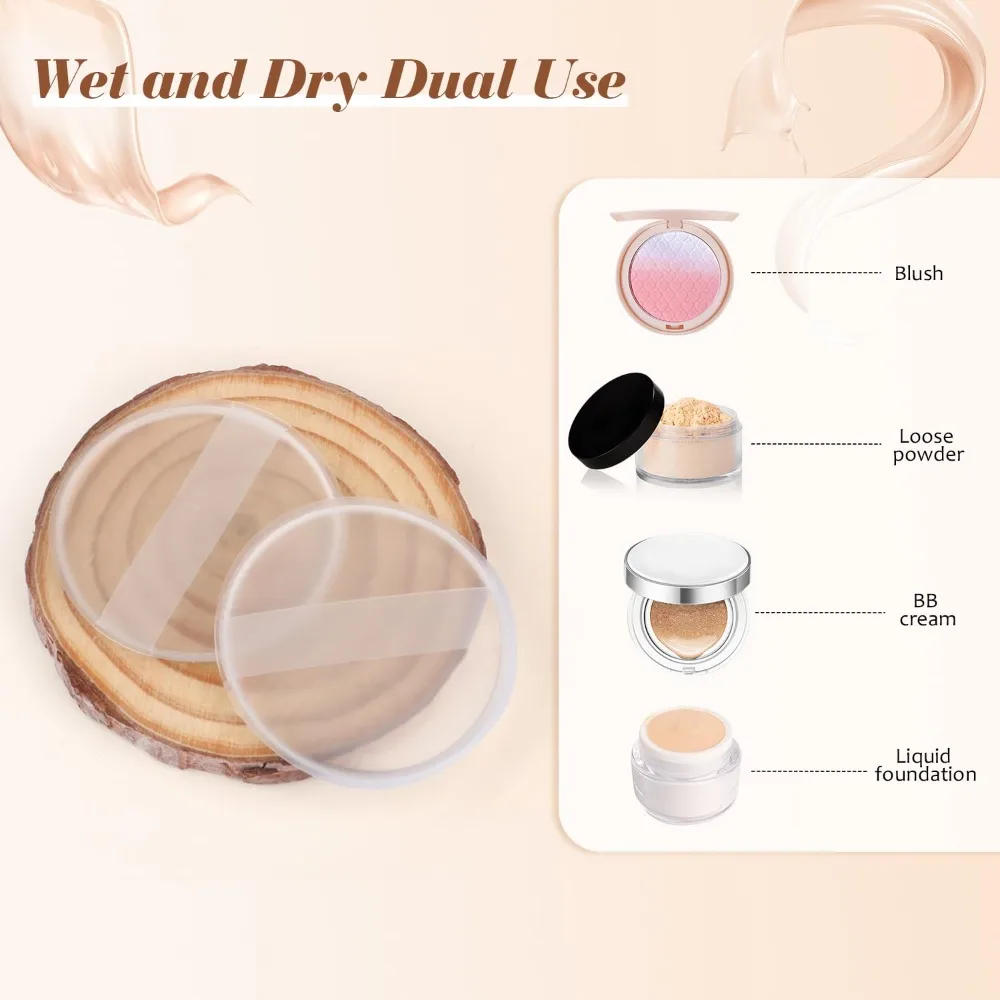 1/3/5 sztuk silikonowa gąbka do makijażu miękki blender kosmetyczny Beauty Puff do podkładu w płynie krem ​​BB Power Puffs akcesoria do makijazu