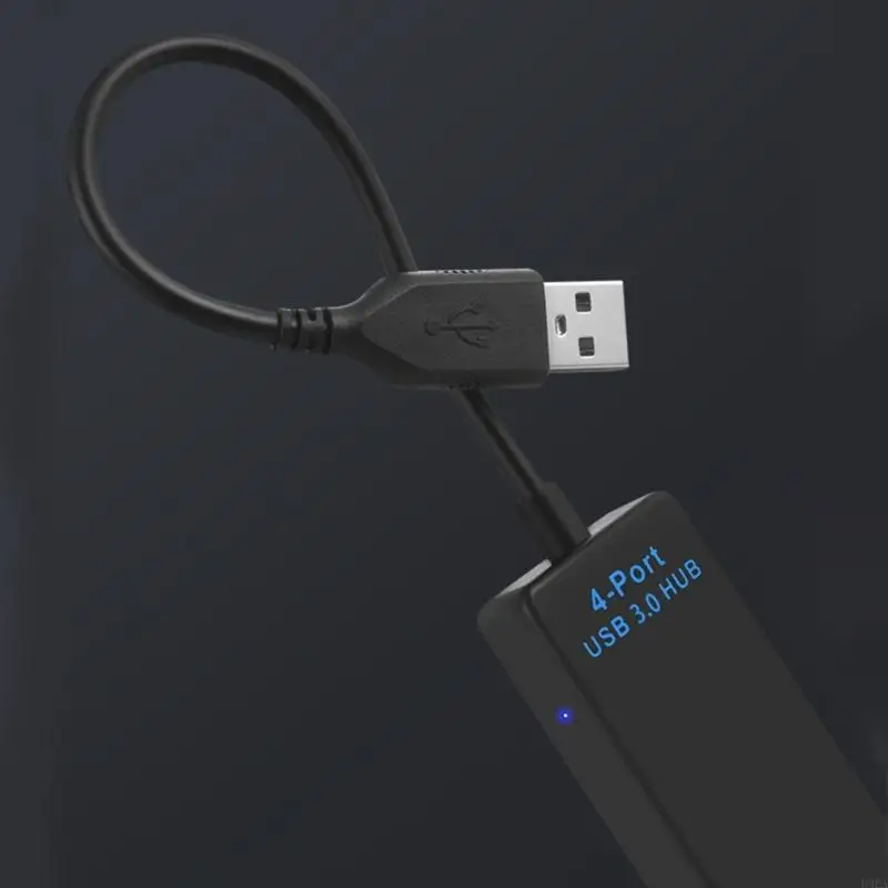 Versatility 4Port USB3.0 Hub USB Splitter for Computers and TVs for Office Study Entertainment Use Highly Speed USB Hub