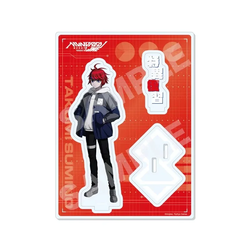 The Hundred Line -Last Defense Academy- 15CM Acrylic Standee Model Plate Transparent Desk Decoration Collection Keychain