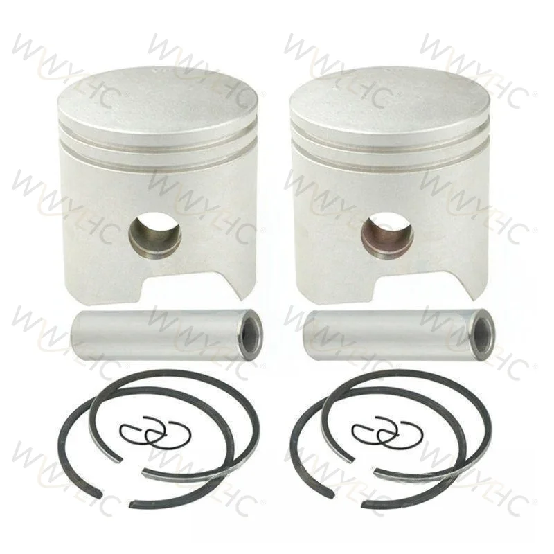 Piston and Piston Rings Set 682-11610-01 Fit 2-Stroke 9.9-15HP Marine Outboard Engine