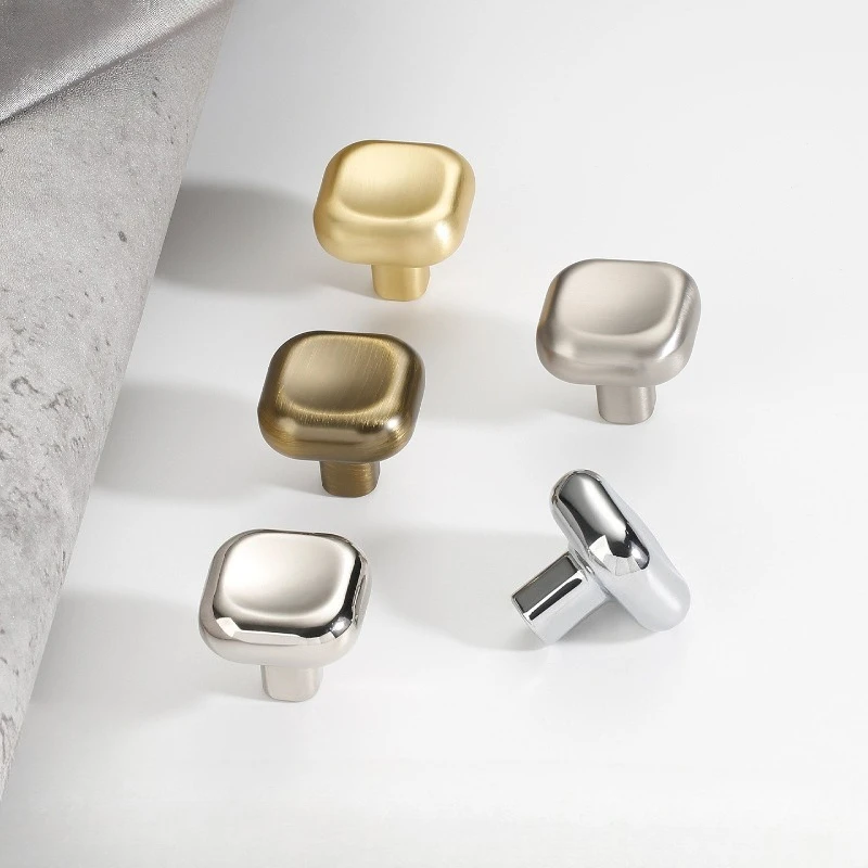 French light luxury style bright silver French handle for kitchen cabinet doors and drawers Home minimalist pull handles