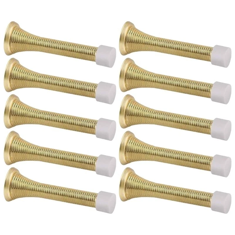

652F US Type Heavy Duty Spring Door Stop Set 85mm multifunction Use Spring Door Stoppers Collection set in Homes Offices & hotel