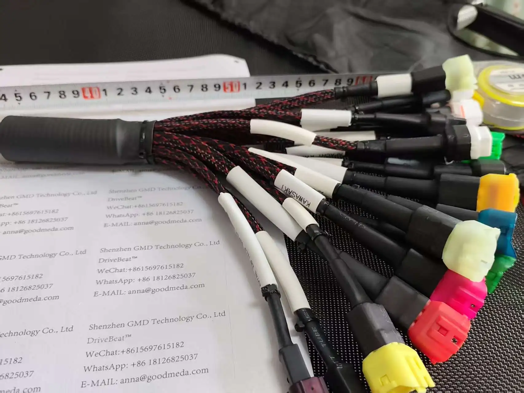 21in1 Motorcycle OBD Test Cable Model To JDjag MST M100 Bike Diagnosis Line Tool Wiring Harness for Motorcycles Bikes Cables image 5