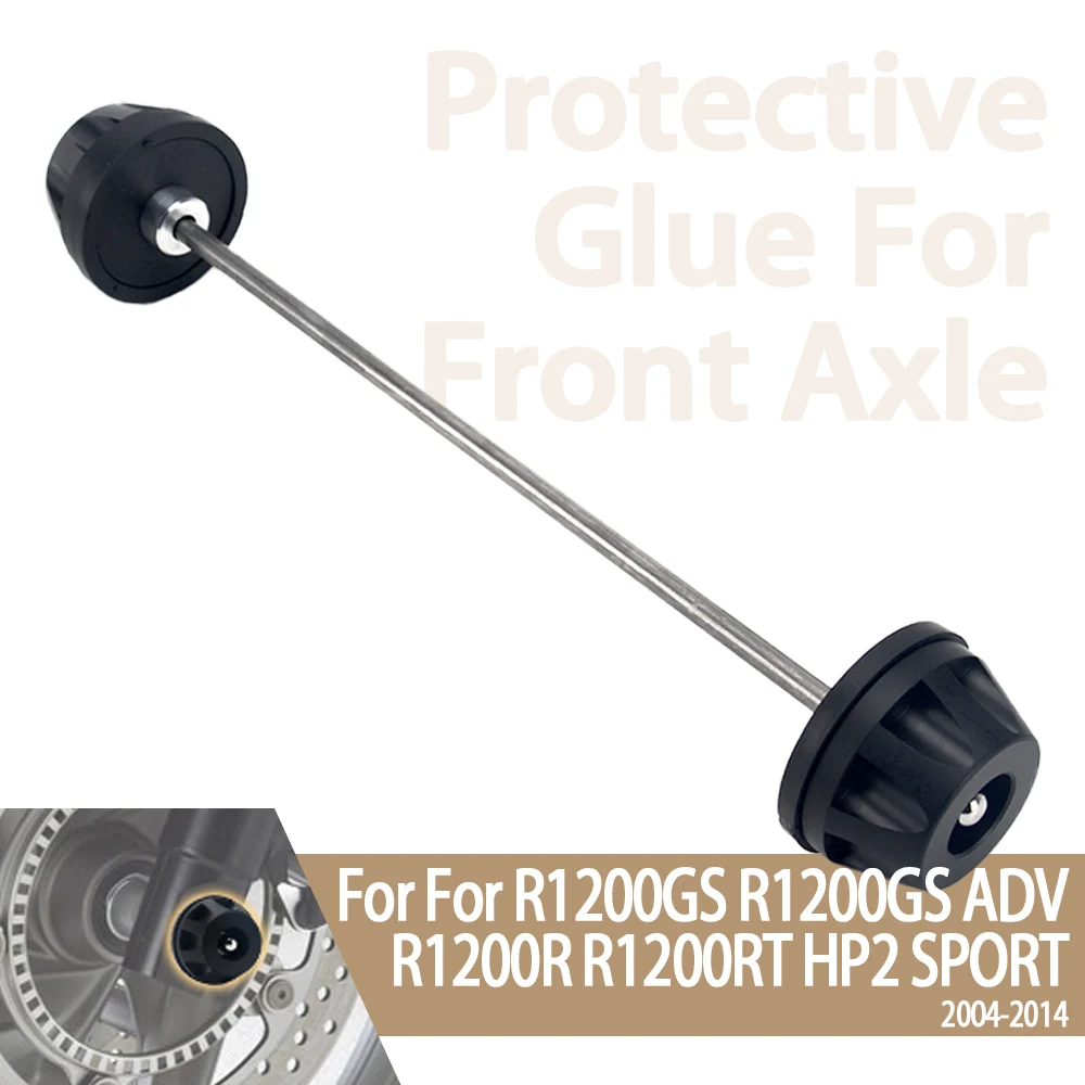 Protector de rueda de horquilla de eje delantero para motocicleta BMW R1200GS LC ADV R1200R R1200RT HP2 SPORT Crash Slider Cover 2004-2014