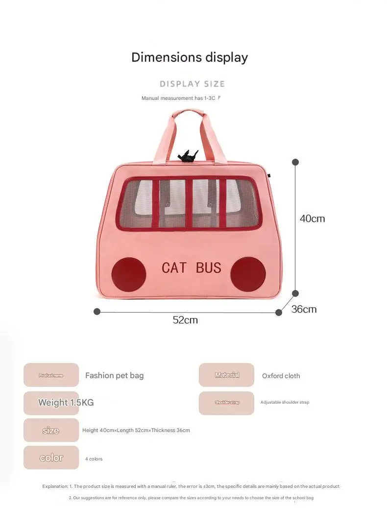 Poussette Portable pour animaux de compagnie, grande capacité, pour chiens, chariot de voyage respirant pour animaux de compagnie, fermeture à glissière, Style sac à dos, bagages sortants, 2025