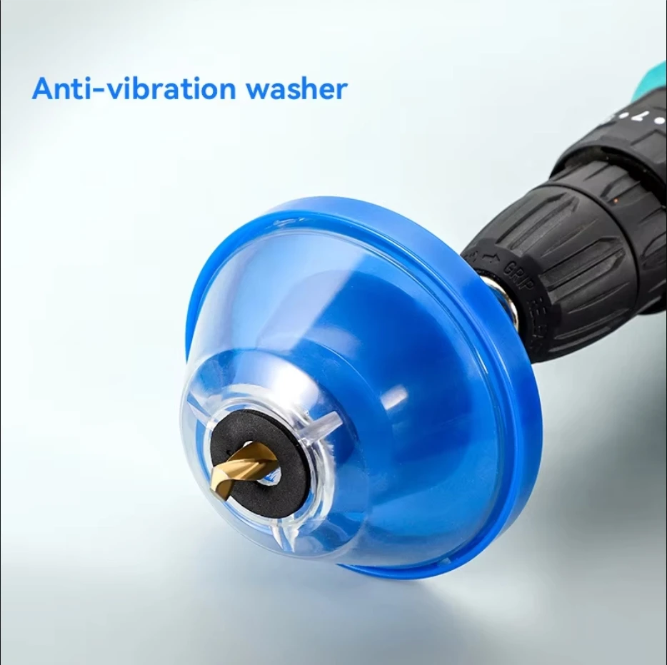 Efficient and portable electric drill protective cover filter, household electric tool dust prevention device view 4