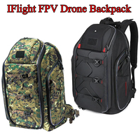 IFlight FPV Drone Backpack 530X340X260mm 33 Liter Volume Resizable Compartments Ntegrated RGB LED Light Strips for FPV RC Drone