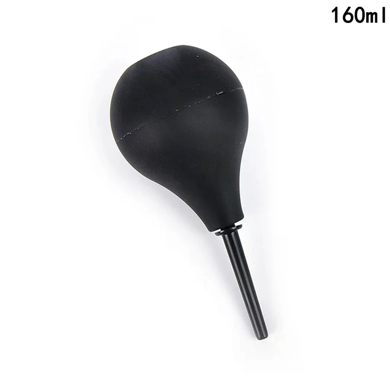 

1 шт. черная силиконовая клизма для промывания прямой кишки, медицинский инструмент для анальной чистки