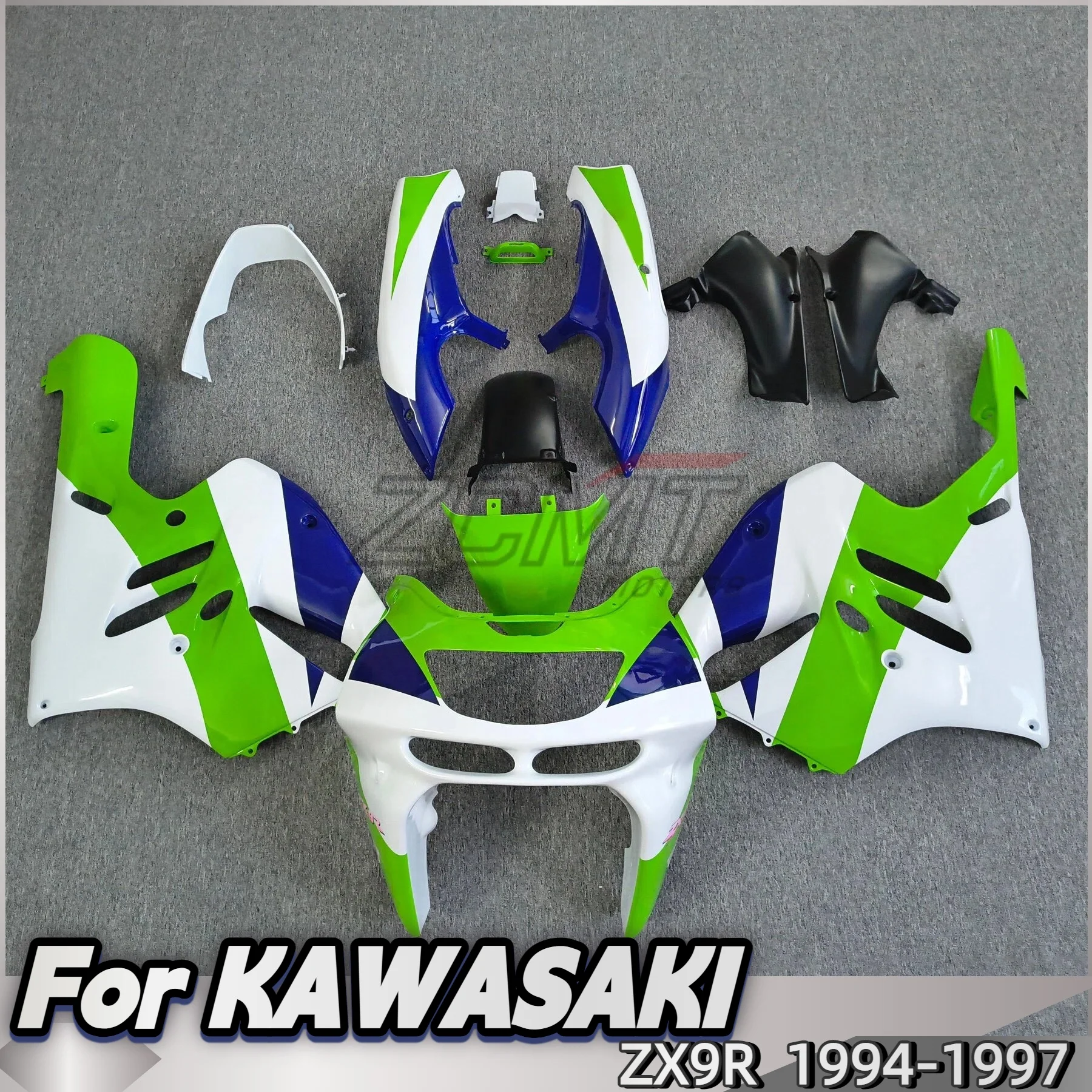 Fit For Kawasaki Ninja ZX9R 1994 1995 1996 1997 Motorcycle Fairing Bodywork Panel Kit Set ZX-9R ZX 9R 94 95 96 97