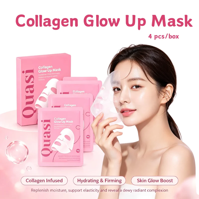 Skincare Glow Glowing - Masque facial raffermissant au collagène quasi