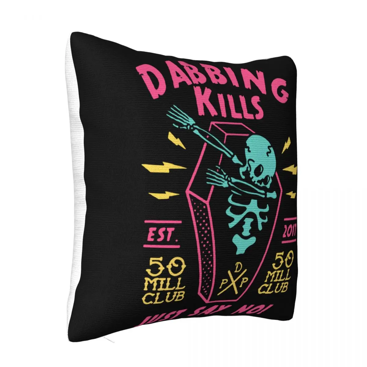 Wipe Kill Pewdiepie Baseball Literary Hats Black Clothing Hats Retro Splicing Women Pillow Case