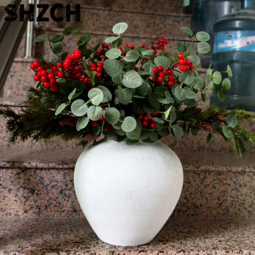Matte Schwarze Metallvase, Ideal für Trockenblumen, Geschenk für Hochzeit, Heim-Spa, Votivkerzen, Gärten, Wohnzimmer-Dekoration
