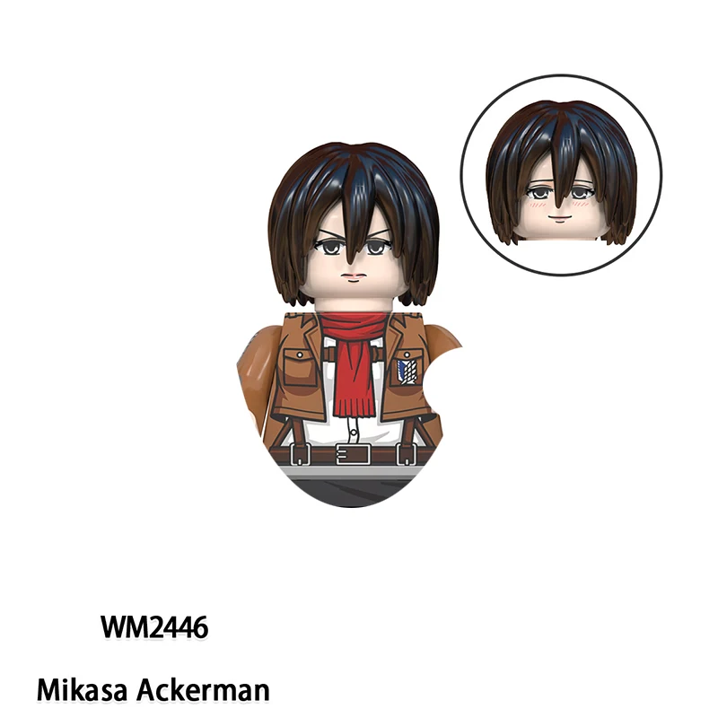 2026 Neue Mini-Bausteine Actionfiguren Attack on Titan Charaktere Bauklötze für Spielzeug Geschenke Kinder