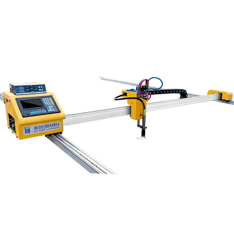 

Simple gantry numerical control cutting machine flame plasma dual-purpose automatic portable Huayuan plasma cutting machine