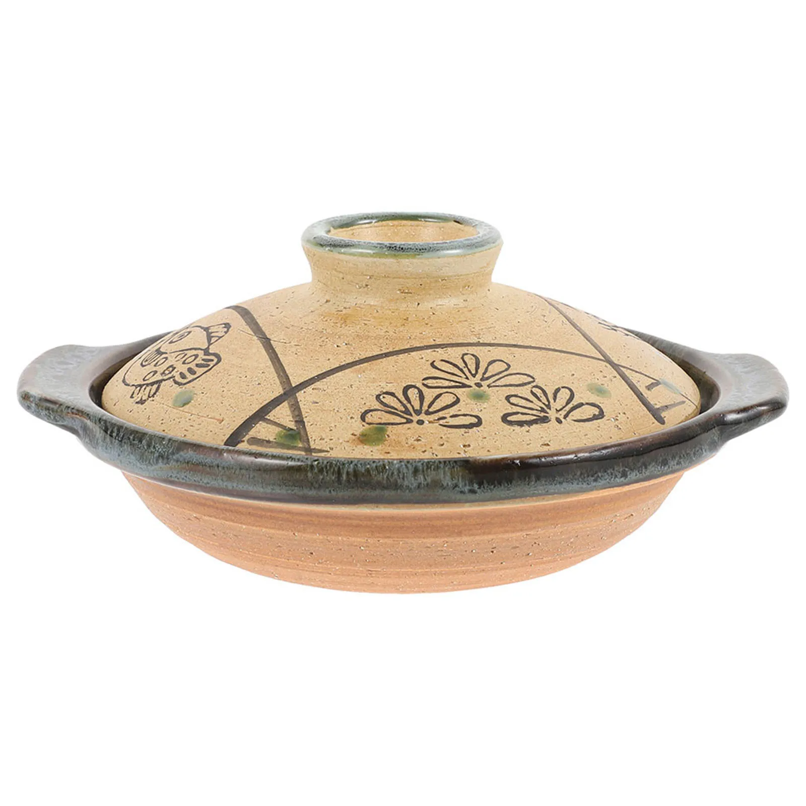 

Керамическая кастрюля с гладкой поверхностью, кастрюля для приготовления тушения, суповая кастрюля для дома, кухни, кастрюля, принадлежности для домашней кулинарии