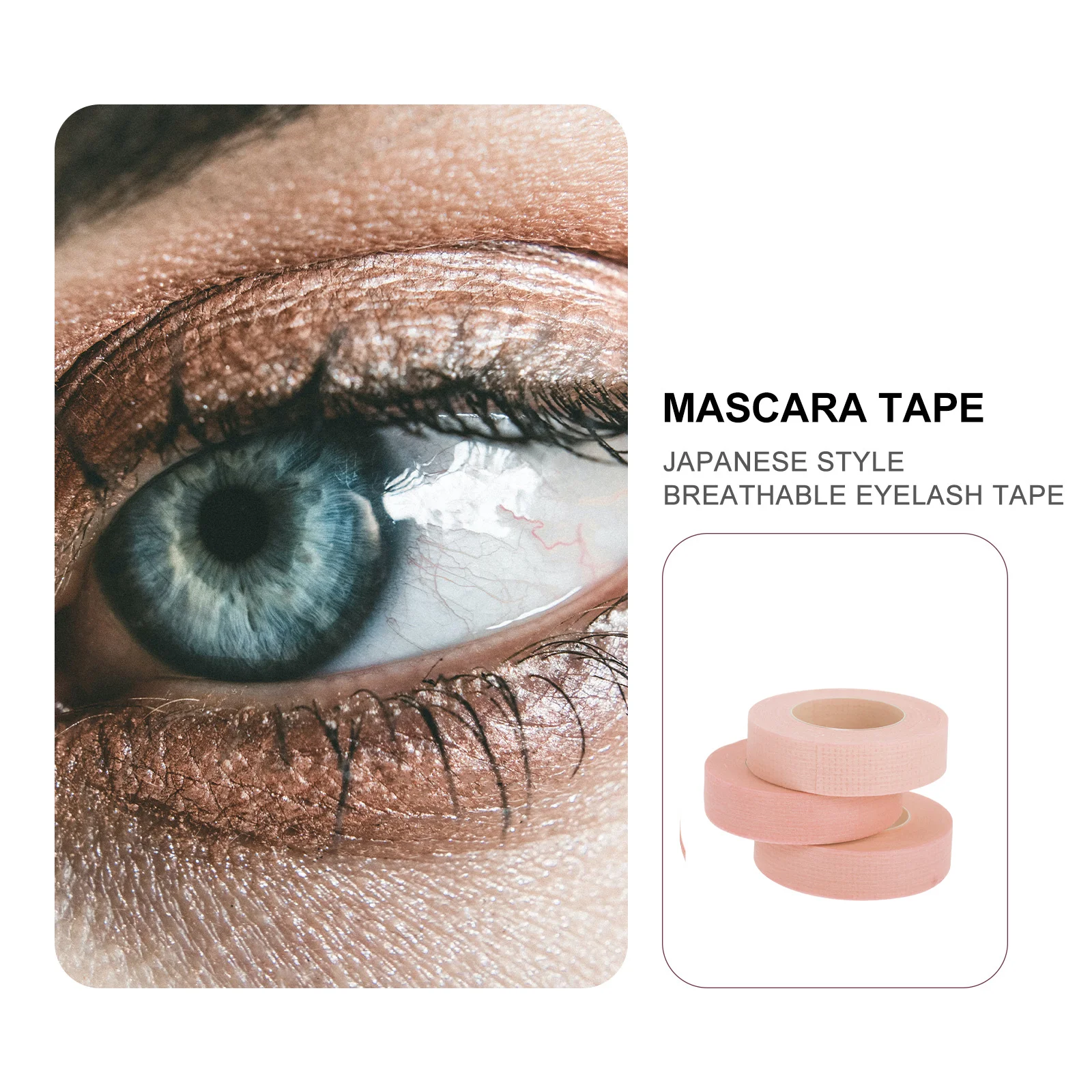 

3Pcs Beauty Salon Tape Breathable Eyelash Grafting Tool Adhesive-Free Irritation Lash Isolation for Individual Professional Use