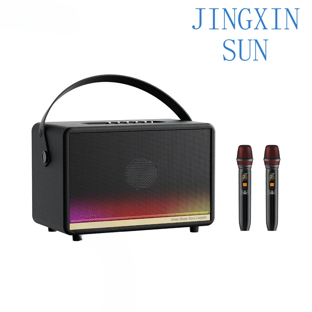 300W Wireless Card Square Dance Audio Portable Outdoor Portable Desktop Karaoke Speaker