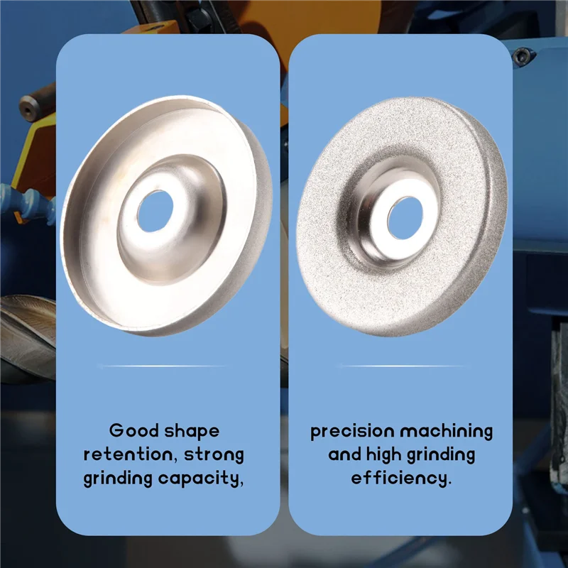 

A27R-3Pcs 56Mm Diamond 180/320/600 Grinding Wheel Circle Disc For Electric Multifunctional Sharpener Grinder Sharpening