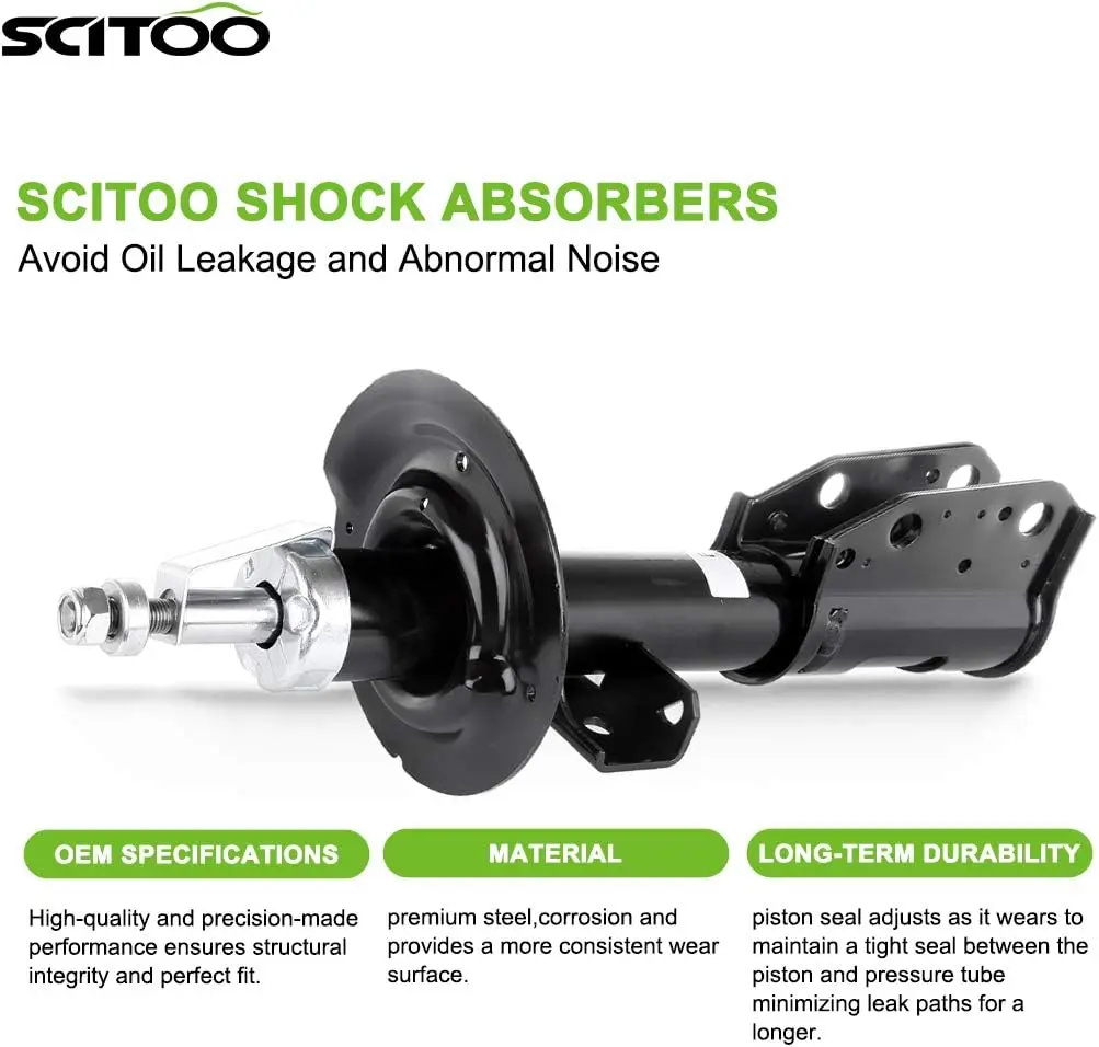 Shocks,SCITOO Front Gas Struts Shock Absorbers Fit for 2008 2009 2010 2011 2012 Buick Enclave,2009 2010 2011 2012 Chevrolet