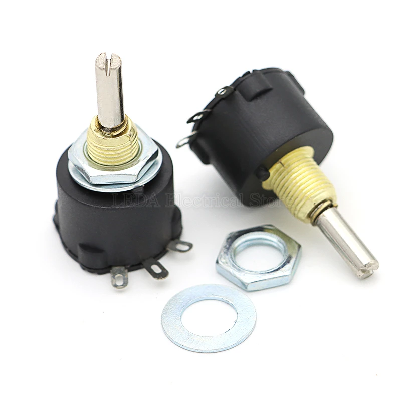 1Pcs WX13-12 1W Single Loop Wirewound Potentiometer Series WX1-5B 1K / 2k2 / 4k7 / 10K / 3K3 10K Potential