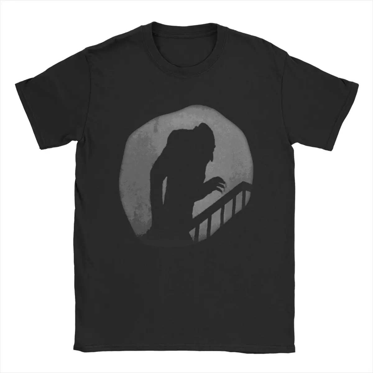 Scary Movie Nosferatu Silhouette Horror Shadow 100% Cotton The Mystery Hunter halloween Tee A Symphony of Horror Vampire cult