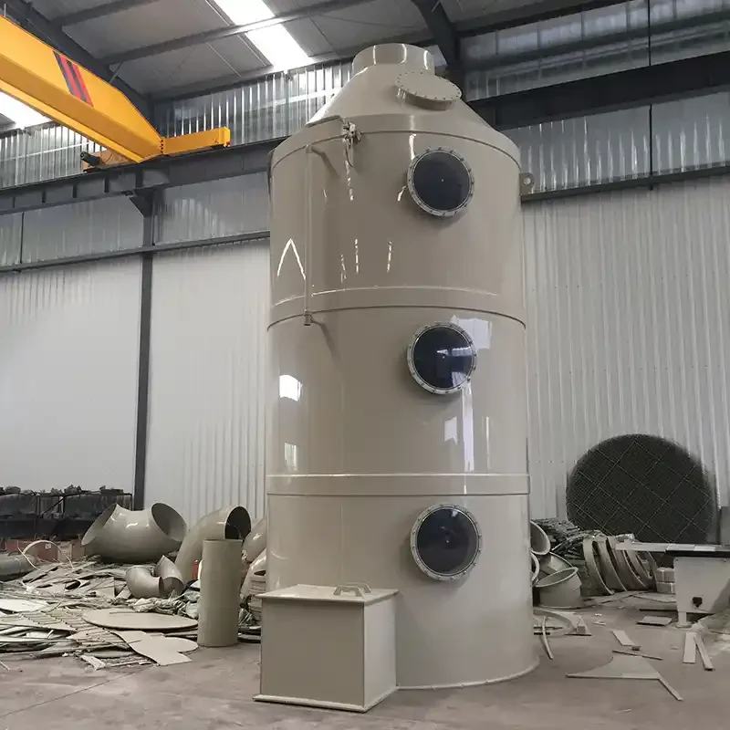 Emission-Compliant PP Wet Scrubber | High-Efficiency Spray Tower for Meeting Strict Environmental Regulations
