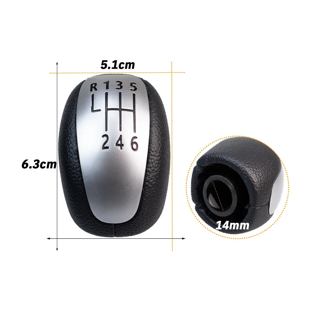 Suitable for Renault Laguna MK3 car shift handball handle manual gear shift head cab accessories 4