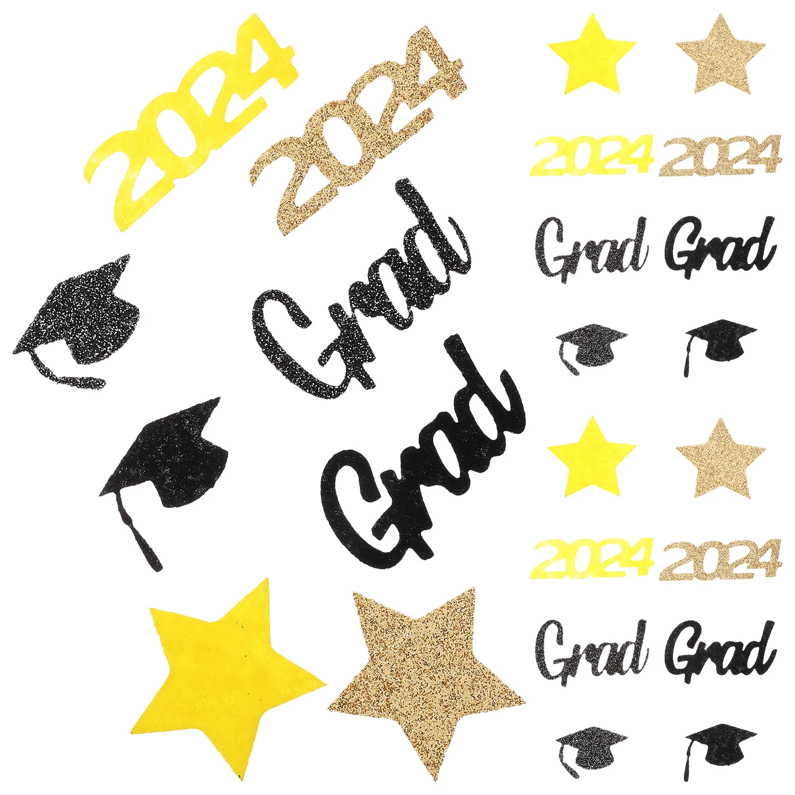 

Graduation Confetti Non Woven Paper Scrap Decorations Party Supplies Scene Layout Table nament Gift Box Filler
