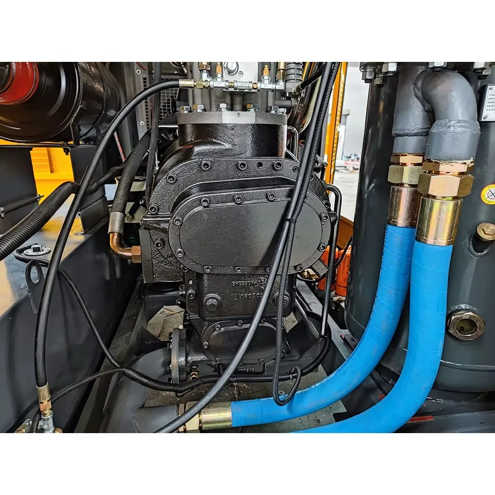 35 Bar Industrial Diesel Screw Air Compressor Two Stage Compression High Pressure Lubricated Motor 220V Durable Machine