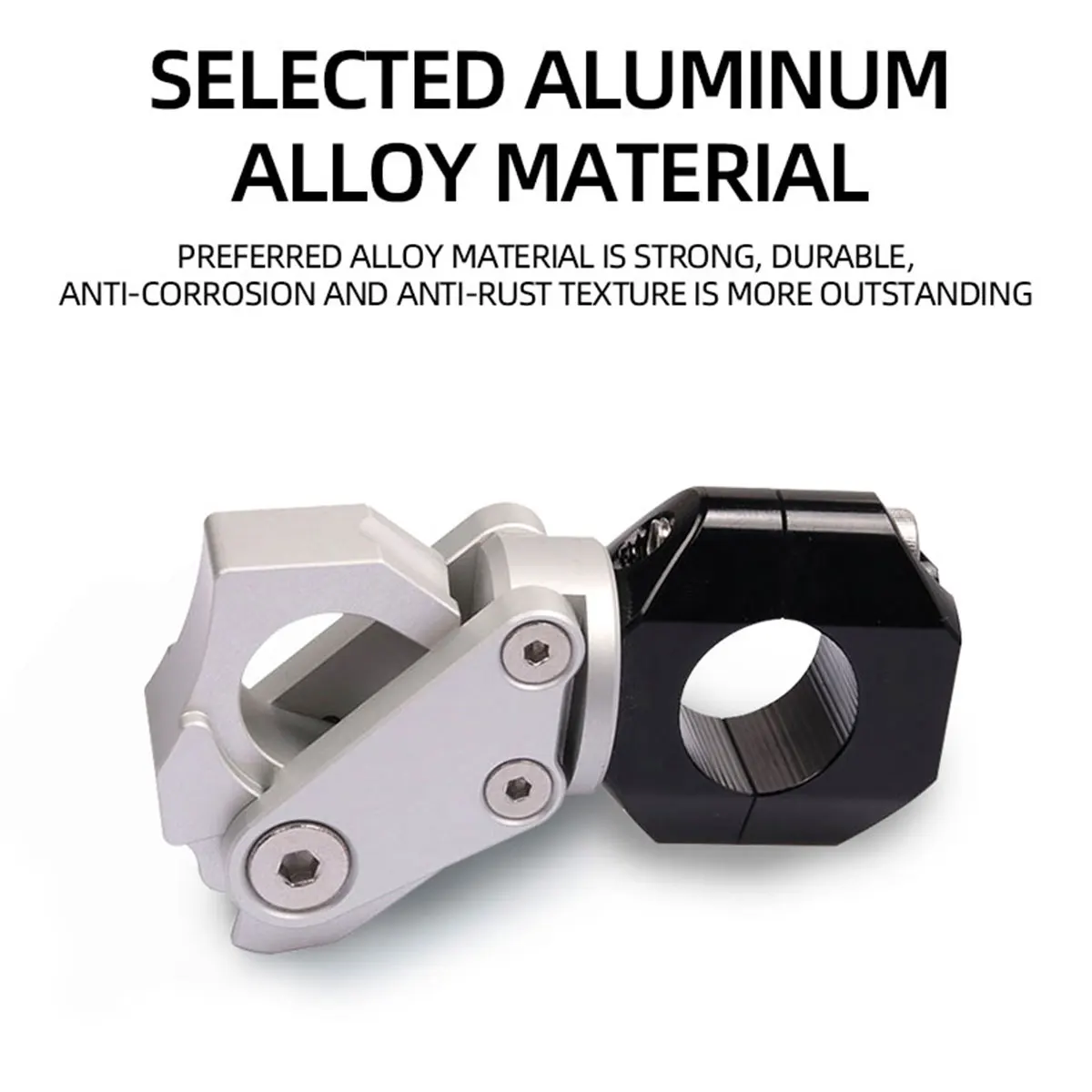 1x دراجة نارية تعديل اكسسوارات سبائك الألومنيوم طوي هوك لهوندا المقود هوك خوذة حامل تخزين الأمتعة 22-30 مللي متر