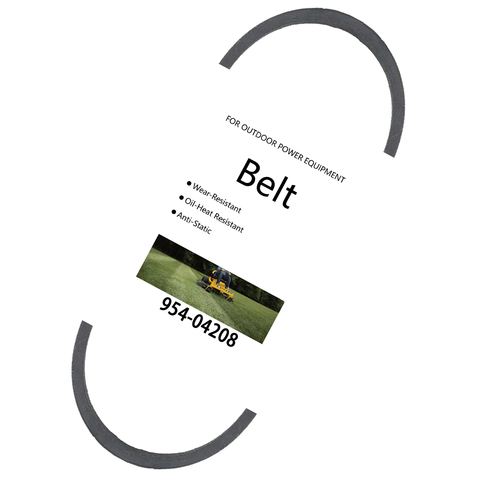 754-04208 954-04208 Drive Belt for Craftsman Cub Cadet MTD Troy-Bilt Yard Man Lawn Mower Tractor, Replaces 954-04208A (5/8