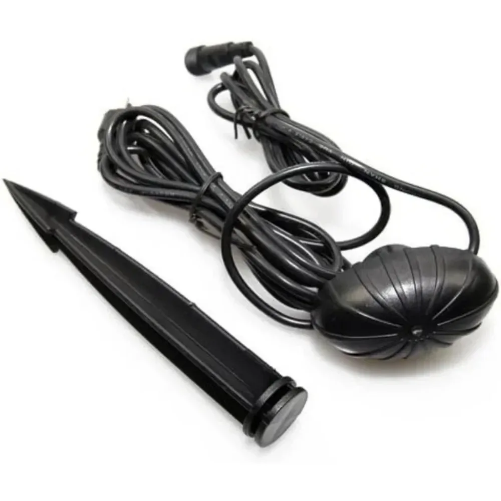 ديكور خارجي/ مصباح LED غاطس، مجموعة من 6 قطع، أسود