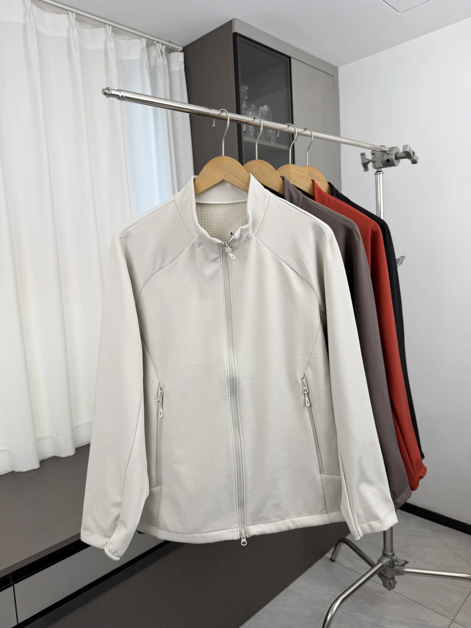 Outdoor Function Lightweight Autumn Winter Men's Casual Jacket Stand Collar Windproof Breathable Commuting Fashion City Style