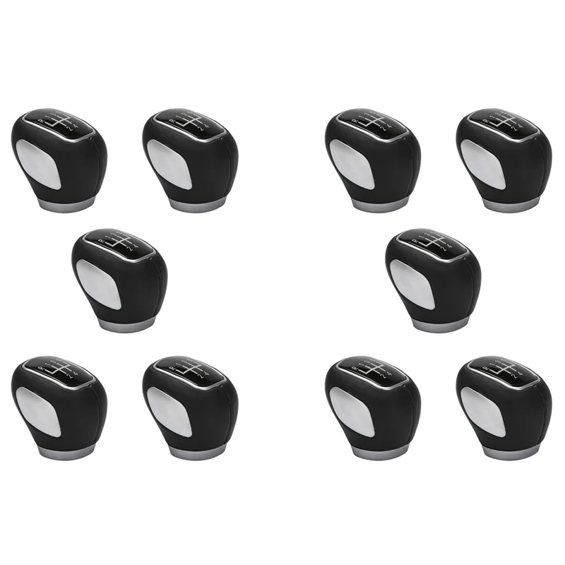 

10X 5 Speed Manual Gear Shift Knob Shifter Lever Head For Cruze 2009-2015