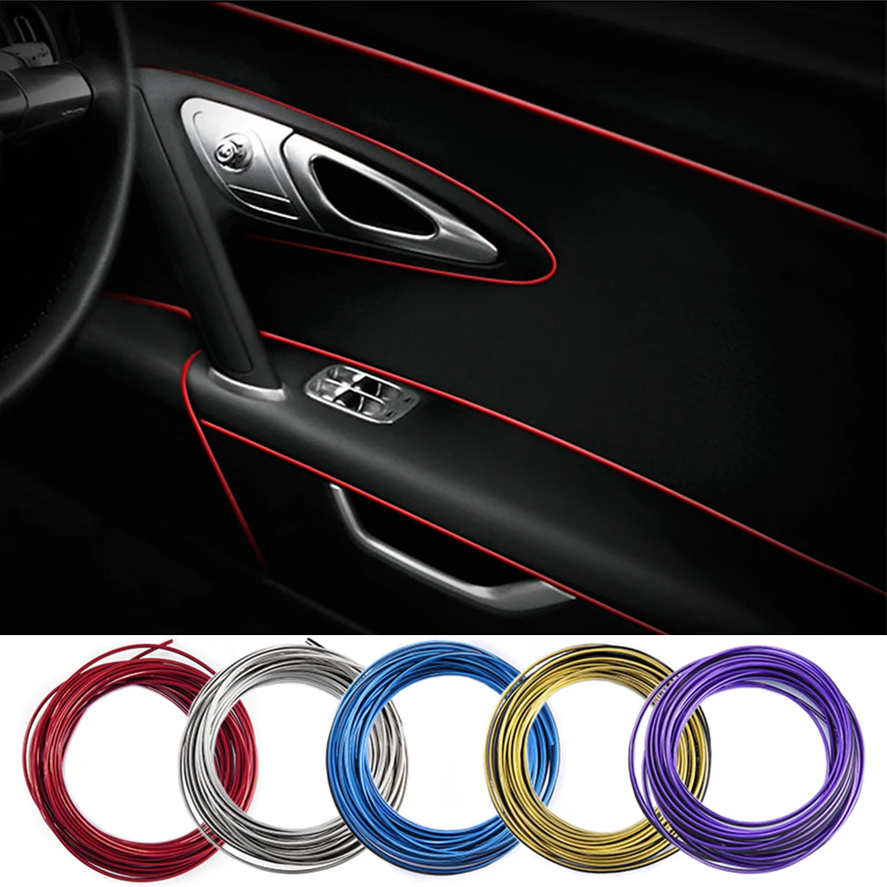 5m Car Moulding Interior Central Control Decoration Strip Trim For Captiva Lova Sail Lmpala Equinox Malibu Accessories