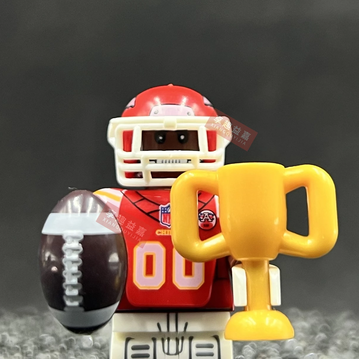 

NEW Athletes Action Figures MOC Building Blocks Celebrity Player Rugbys Trophys Accessories Bricks Toys For Kids Gifts 6