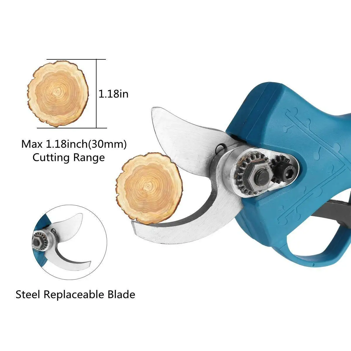 Cesoie per potatura elettriche cesoie per potatura a batteria utensile da giardino per Makita 18V-21V batteria taglierina per rami di alberi ricaricabile