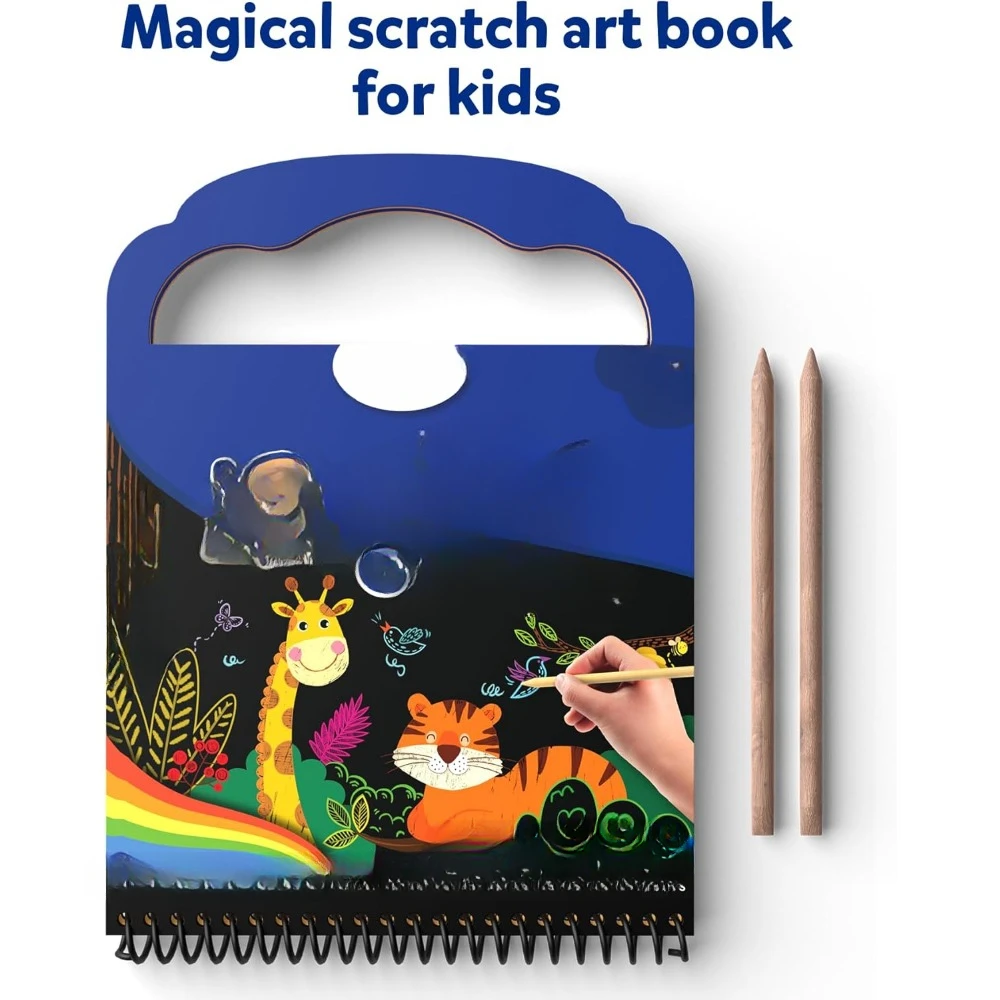 Children's art books - animals, craft kits and supplies, stickers, travel toys