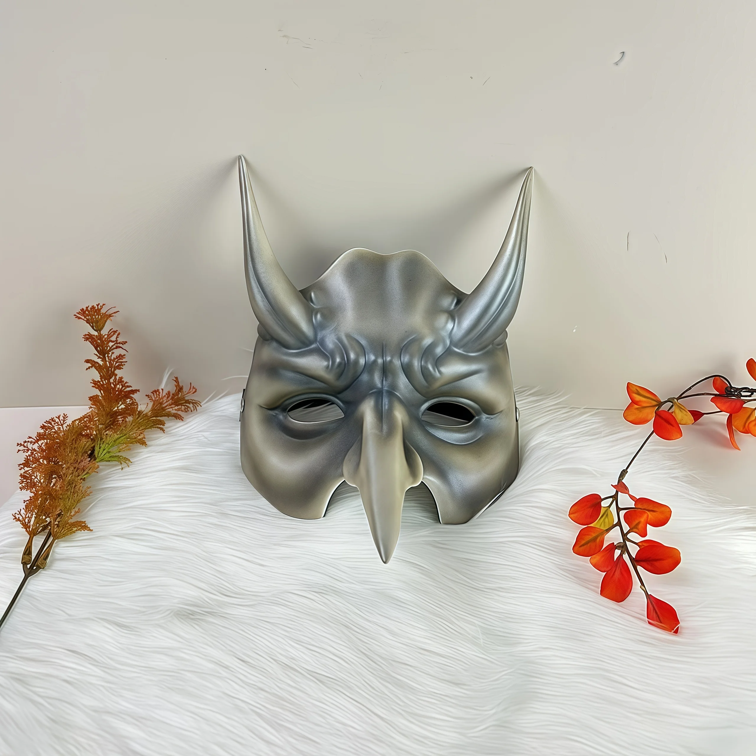 Halloween, Weihnachten, Ostern Home Party, Spukhaus-Szenen-Requisiten, Dekorationen, Streiche, Cosplay, handgefertigte Kunsthandwerksmasken aus Kunstharz