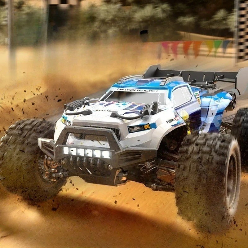 18101 4WD Remote Control Off-Road Vehicle Professional Brushless High-Speed ​​Drift Short Truck Electric Toy Car Model
