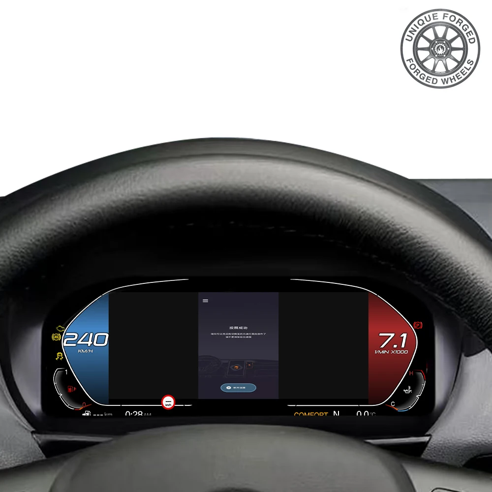 

Цифровая приборная панель Foforfor для BMW 1 серии E87 (2006-2011) на базе Linux: Автомобильный спидометр, ЖК-дисплей, приборная панель, Plug and Play