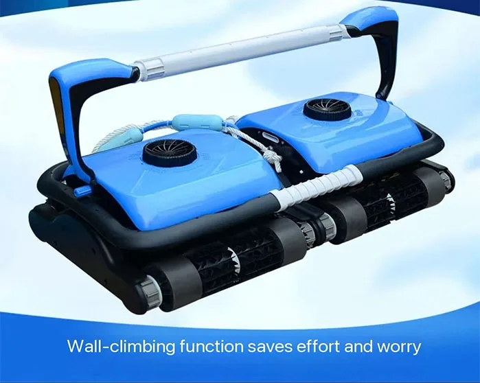 Aspirapolvere per PC con aspirazione per acque reflue in materiale PVC con accessori per la pulizia della piscina