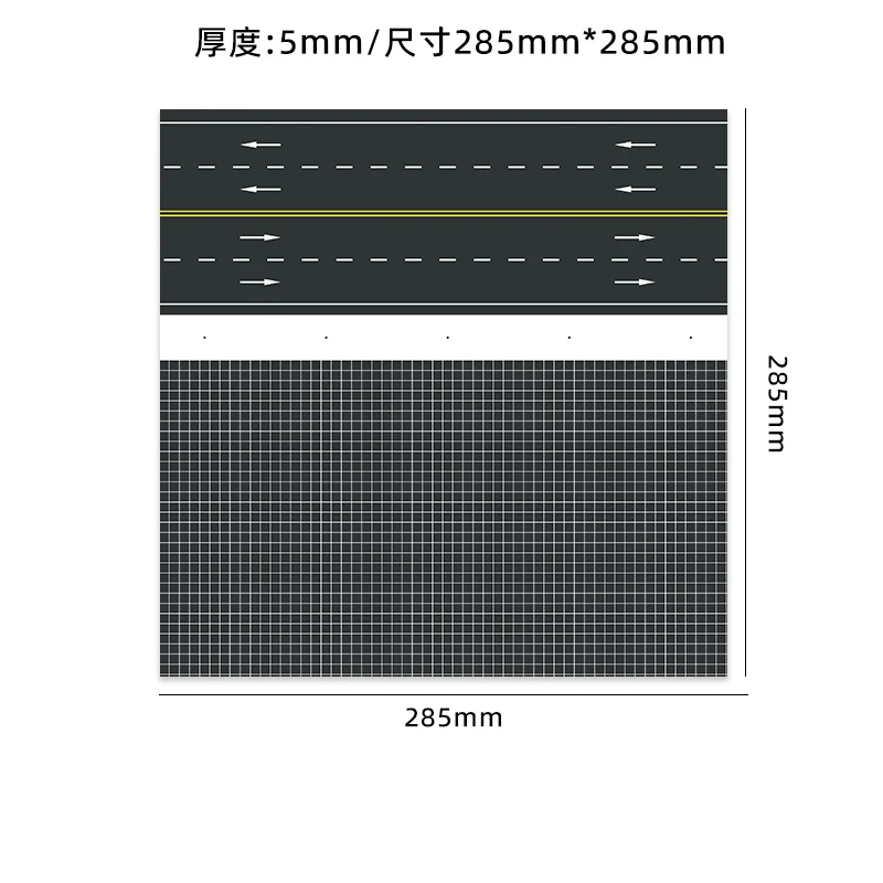 1:150 Scale Simulation Miniature City Road Highway Model Street Scene Layout Building Sand Table Street Diorama Materials