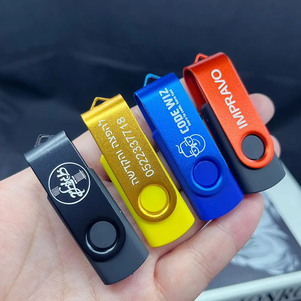 50 stks/partij Gratis Logo USB 2.0 Flash Drive 4GB 8GB Pen Drive 128MB Usb Sticks 1GB 2GB Pendrives 16GB Geheugen Flash 32GB 64GB U Disk