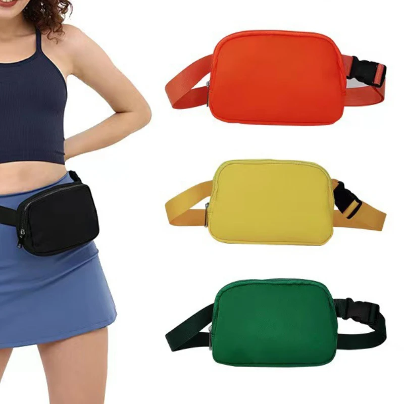 Chikage-Bolso cruzado para deportes al aire libre para hombre y mujer, bolsa de pecho de alta calidad, paquete de cintura portátil, personalidad exquisita, 1L