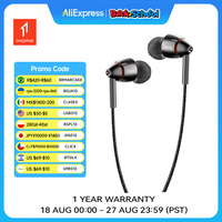 1MORE Quad Driver in-Ear E1010 Earphones Hi-Res High IEMs Fidelity Headphones Warm Bass  Spacious Reproduction  High Resolution