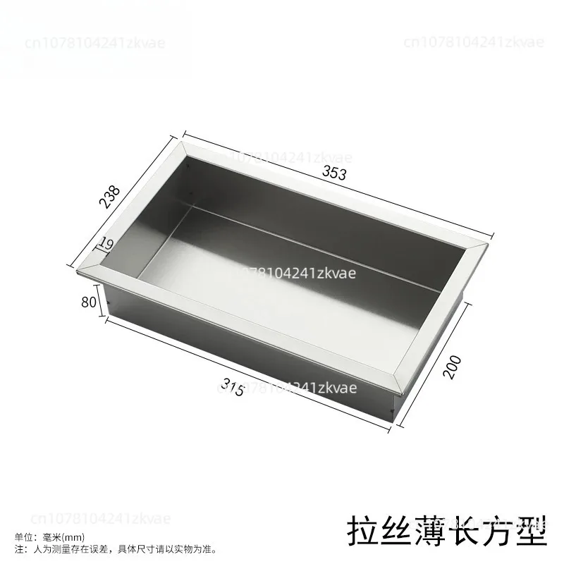 304 Stainless Steel Concealed Wall Niche Matte Black Wall Recessed Box Hotel Recessed Black Shower Niche Embedded